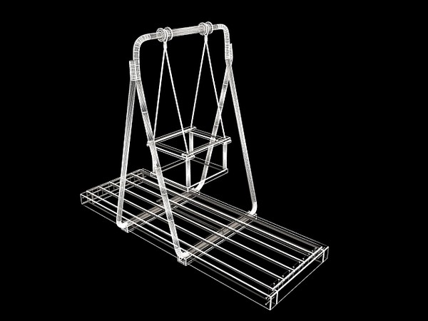 wooden toys cradle house 3d max - Wooden Toys... by I_Megaman_I